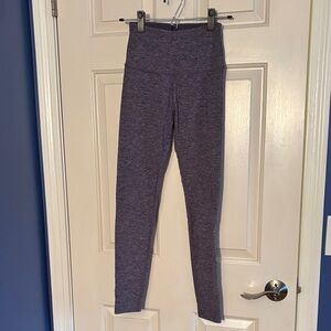 Space Dye Lilac Pure Barre x Beyond Yoga Leggings